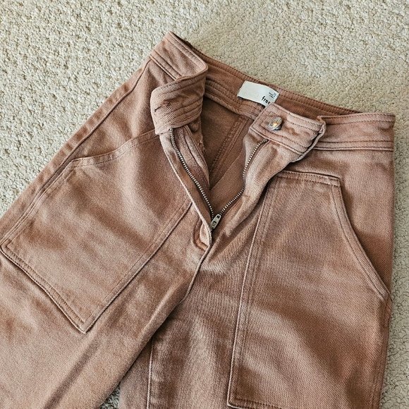 Wilfred Free High-Waisted Brown Pants - Picture 1 of 6